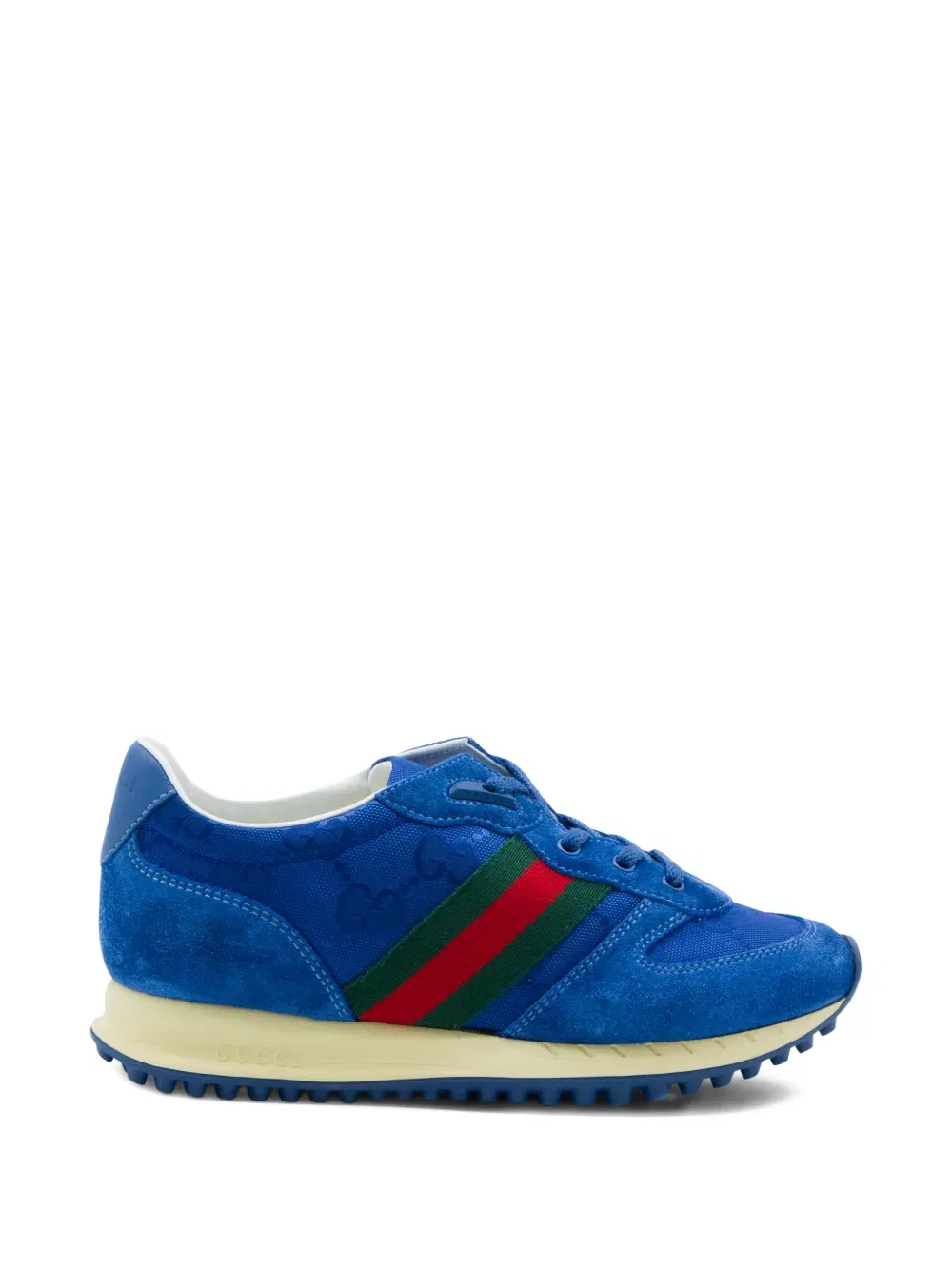 Кроссовки Re-motion на шнуровке Gucci Kids, синий