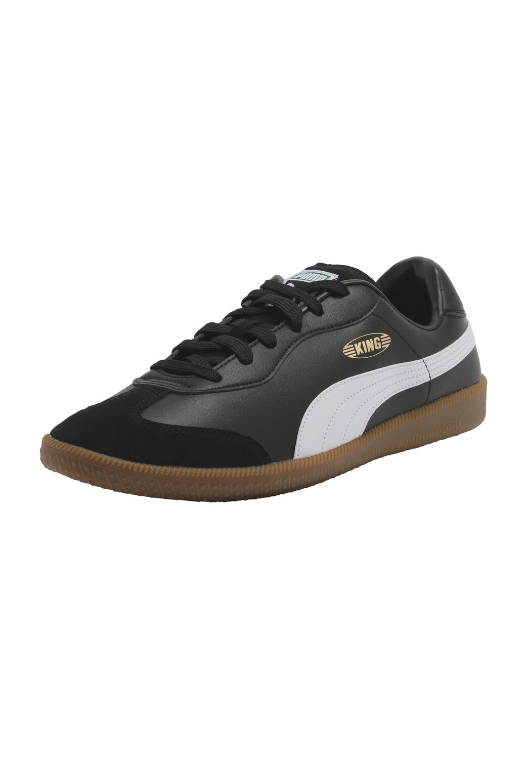 

Бутсы футбольные King 21 IT, кожаные накладки, мужские PUMA, цвет Puma Black Puma
