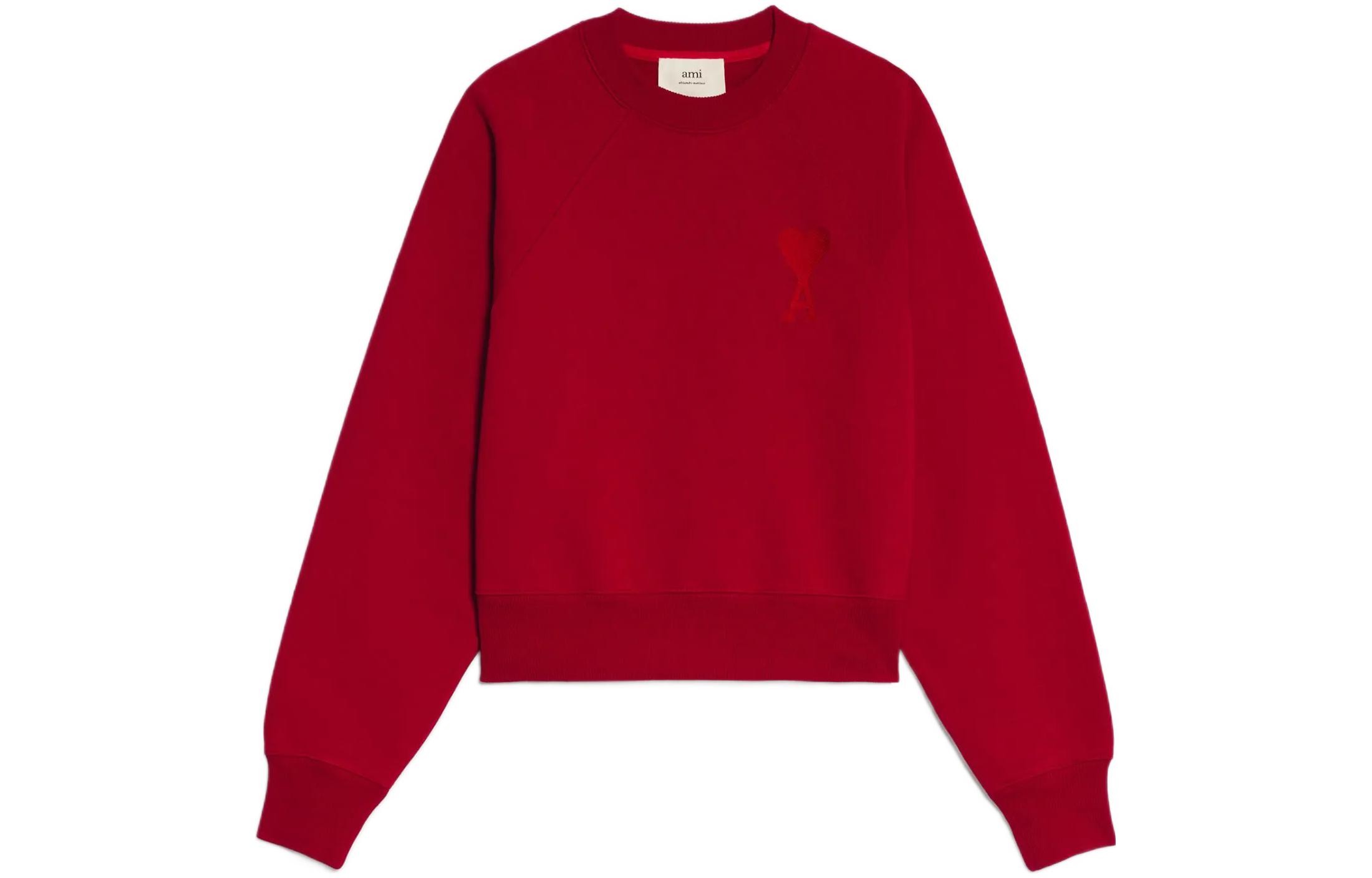 

Ами Париж Ami De Coeur Свитшот из органического хлопка AMIPARIS, красный