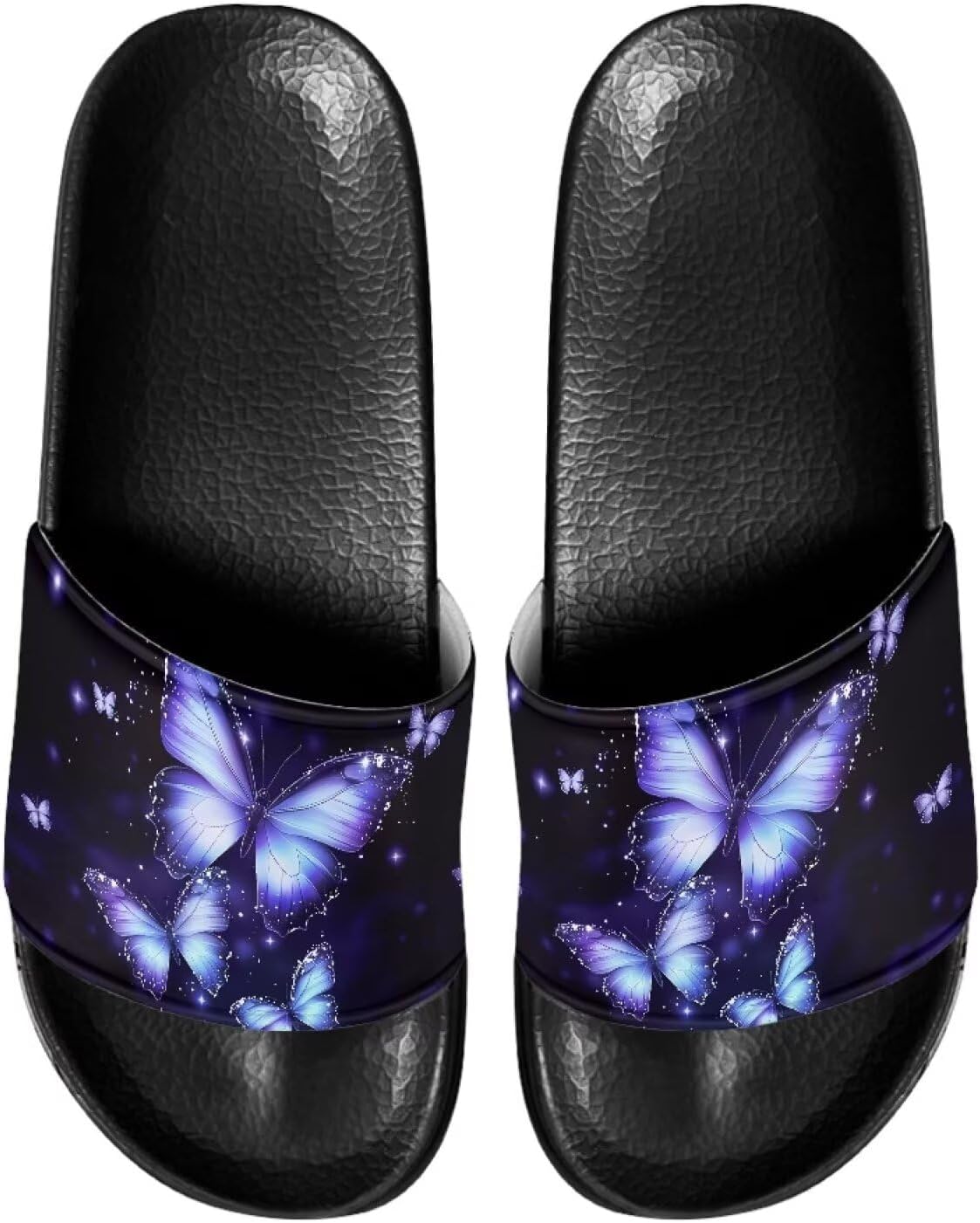 

Милые шлепанцы для женщин, удобные, быстро сохнущие, на плоской подошве, для пляжа и душа Judentidos, Butterfly