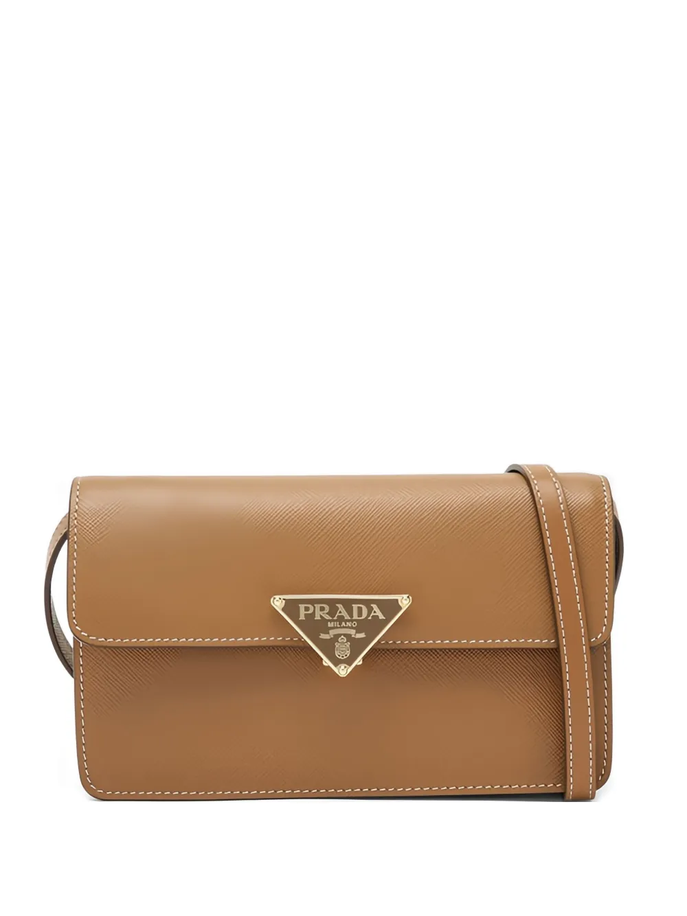 

Мини-сумка из сафьяновой кожи Prada
