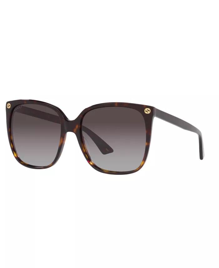 

Женские солнцезащитные очки, GG0022S Gucci, коричневый