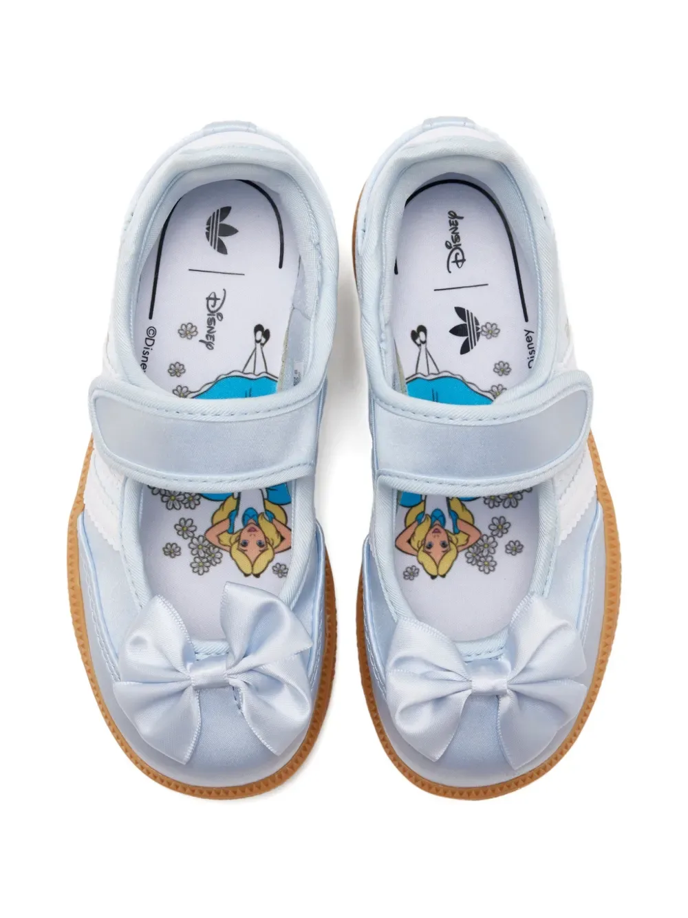 Adidas Kids X Disney балетки Samba Jane, синий — фото 4