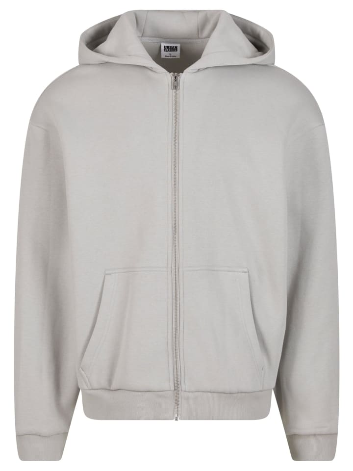 

Переходная куртка Urban Classics Zip-Kapuzenpullover, цвет lightasphalt
