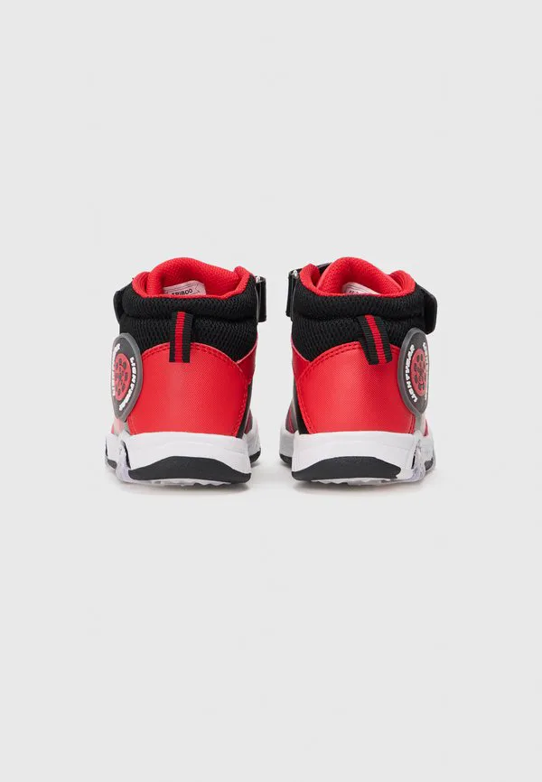 Кроссовки с мигающей подошвой и высокими кедами Friboo, Black/Red — фото 3