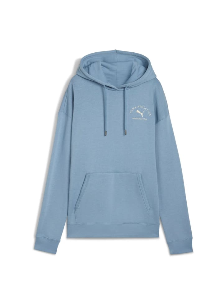 

Толстовка Class Relaxed Hoodie светло-голубого цвета Puma