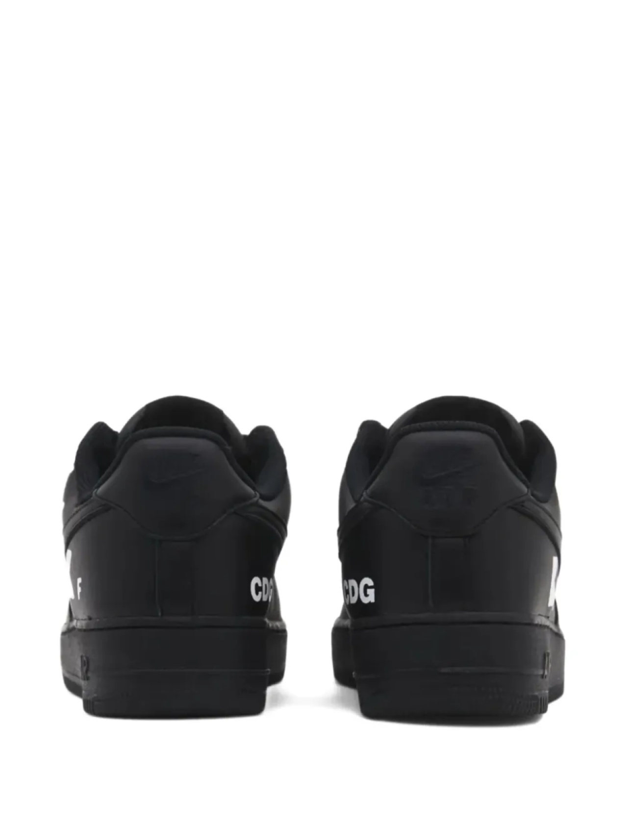 Кроссовки Comme Des Garçons x Nike Air Force 1 Low, черный — фото 3