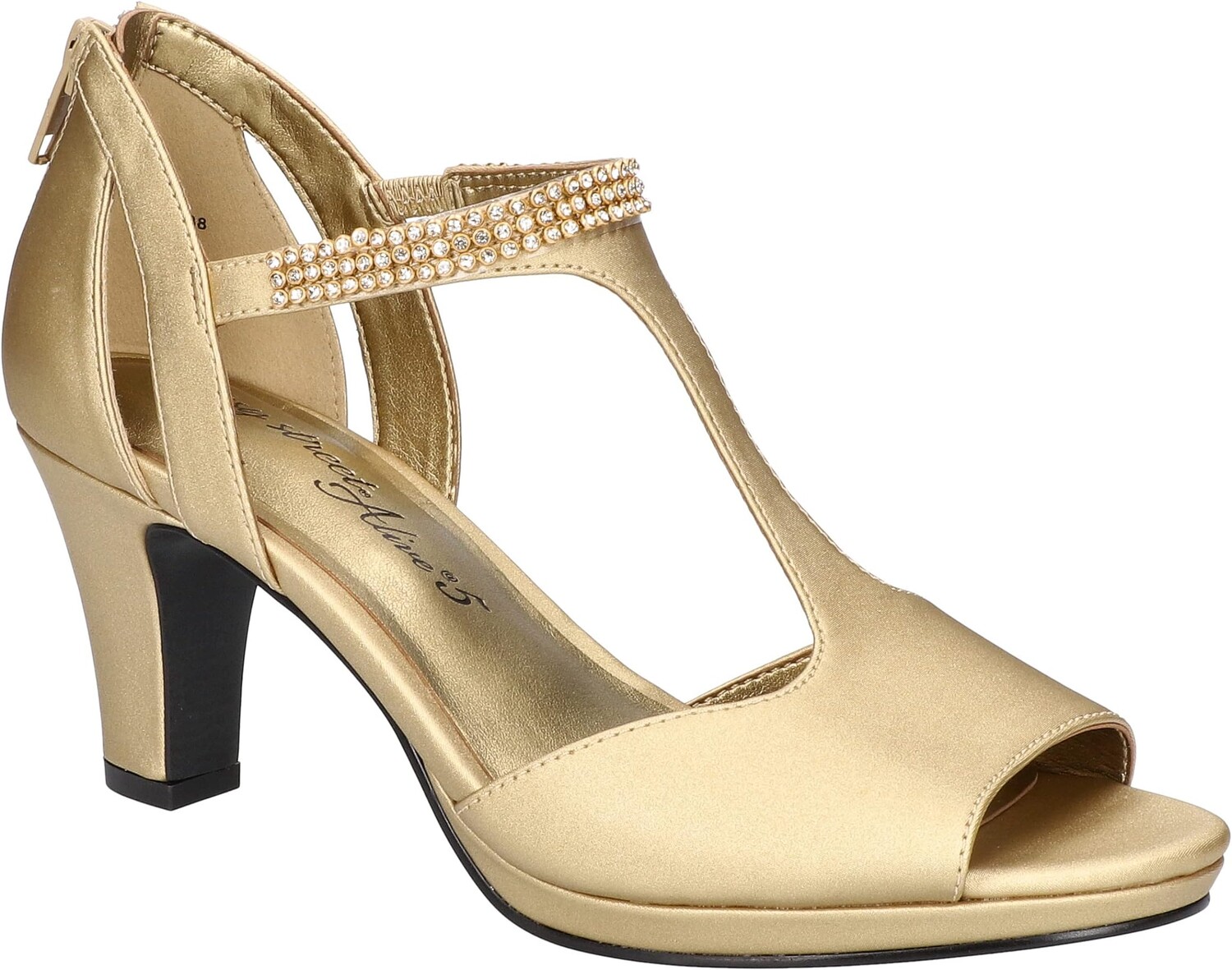 Туфли Easy Street Flash, цвет Gold Satin