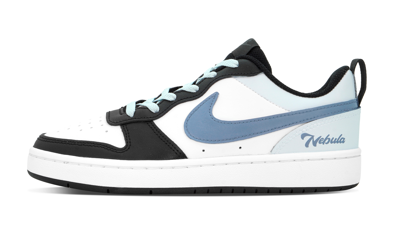 

Nike Кроссовки для скейтбординга Court Borough First Encounter, Dream Revival низкие, White Blue, детские