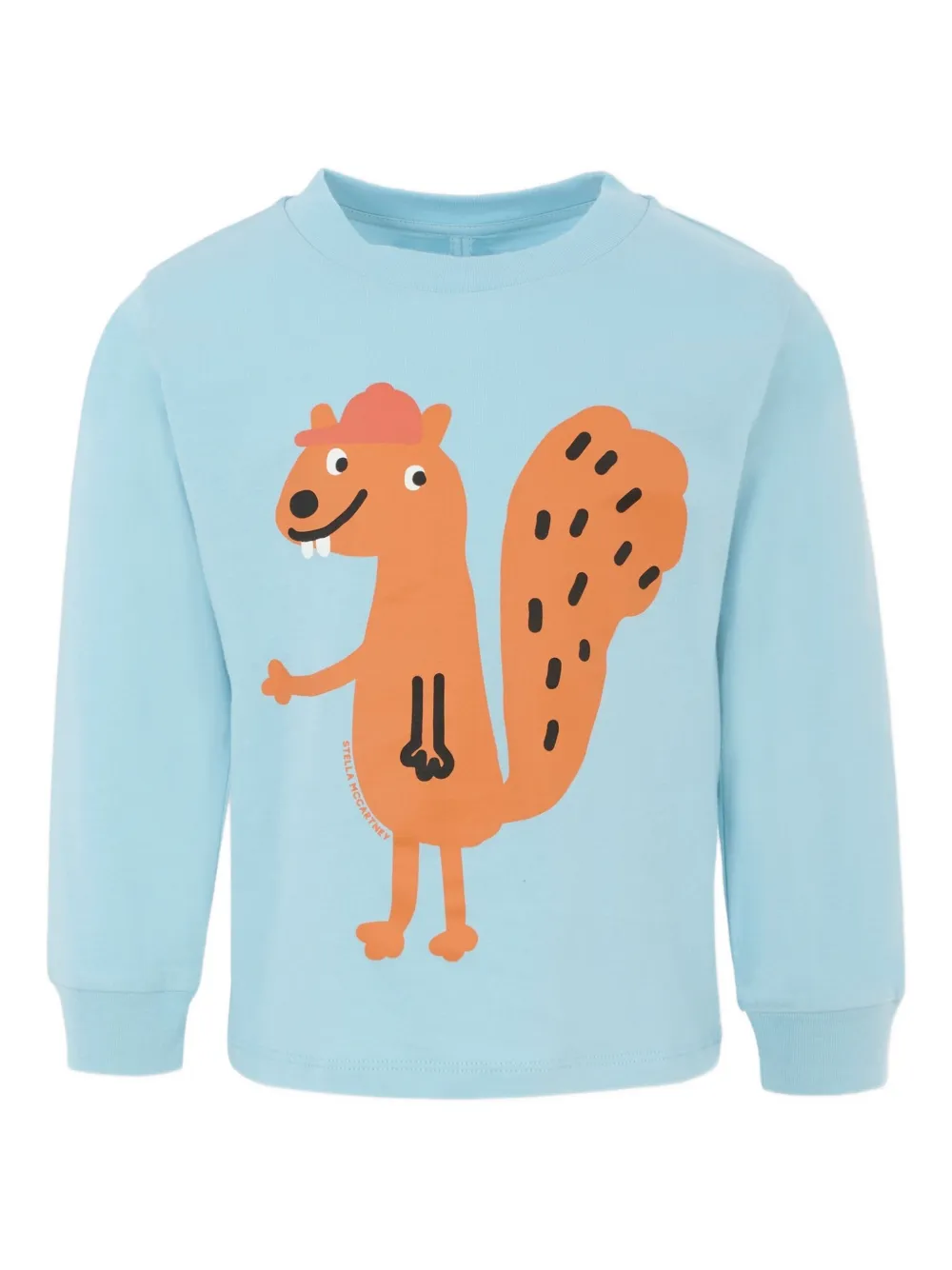 

Толстовка с длинными рукавами и принтом Stella McCartney Kids, синий