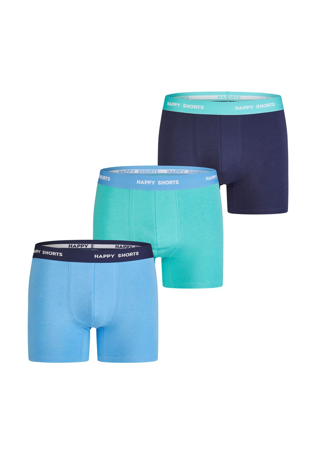 

Брюки-кюлоты 3-PACK Happy Shorts, светло-голубой