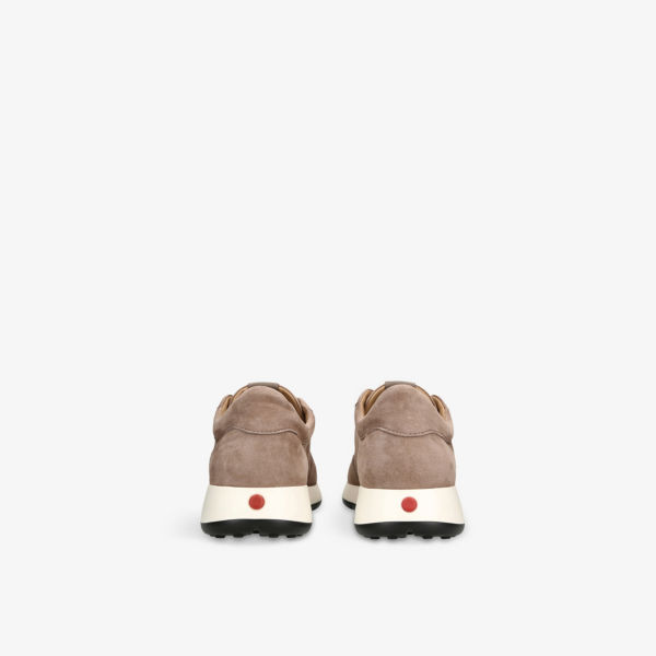 Спортивные кроссовки Tods из замши с низким верхом, коричневый — фото 4