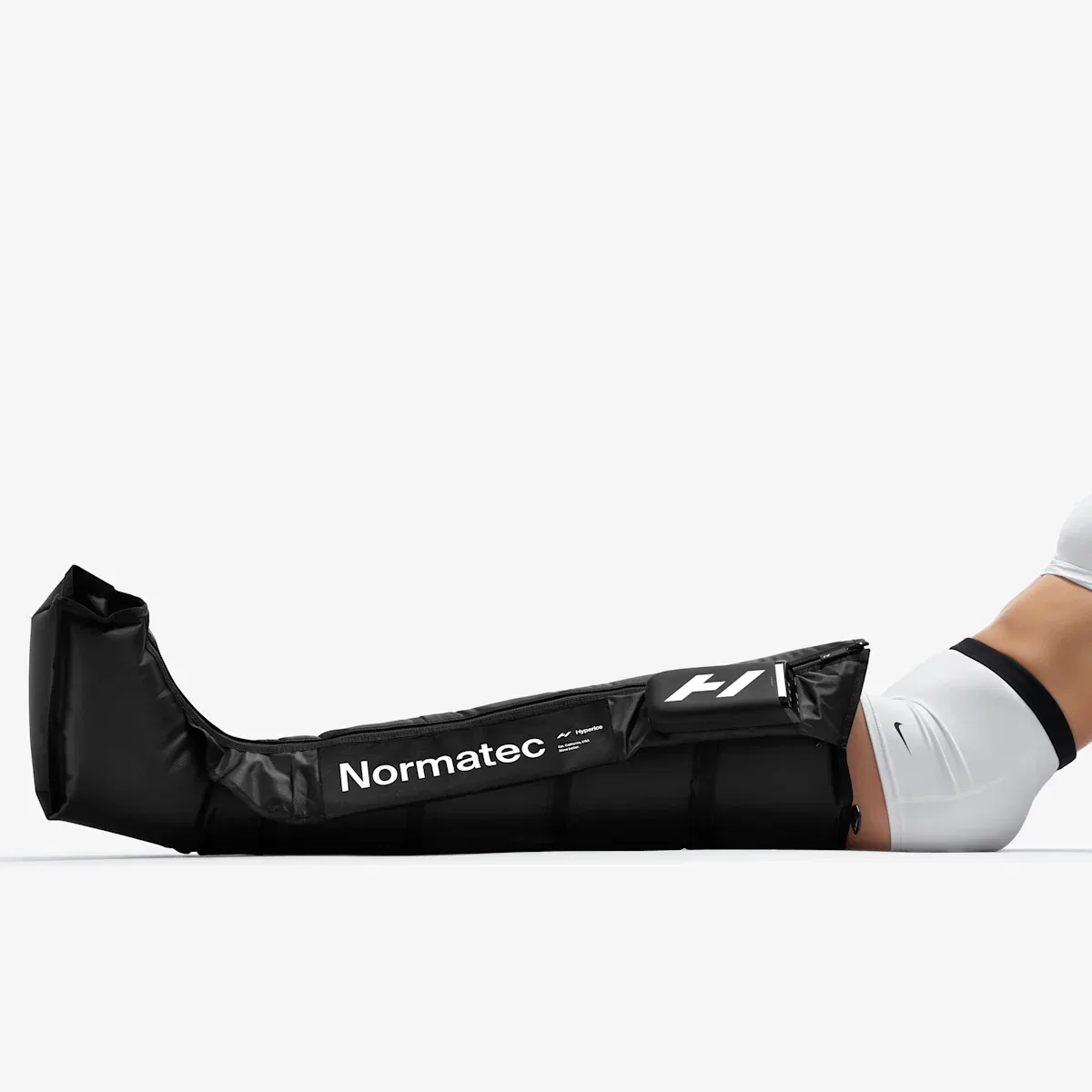 Универсальные компрессионные сапоги Hyperice Normatec Elite Legs Dynamic Air Nike, черный — фото 4