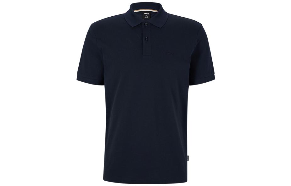 

Boss Pallas Прямая поло с вышивкой HUGO BOSS, темно синий