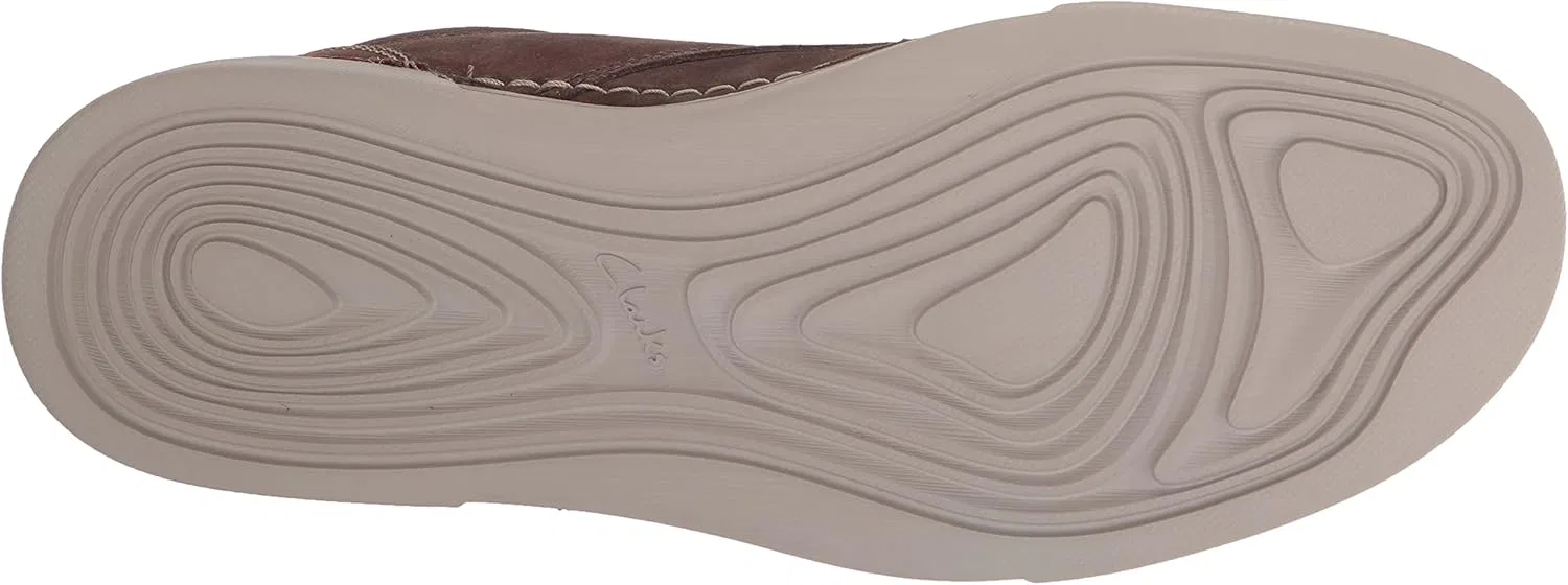 Мужские кроссовки Clarks Gereld Lace, Taupe Suede — фото 4