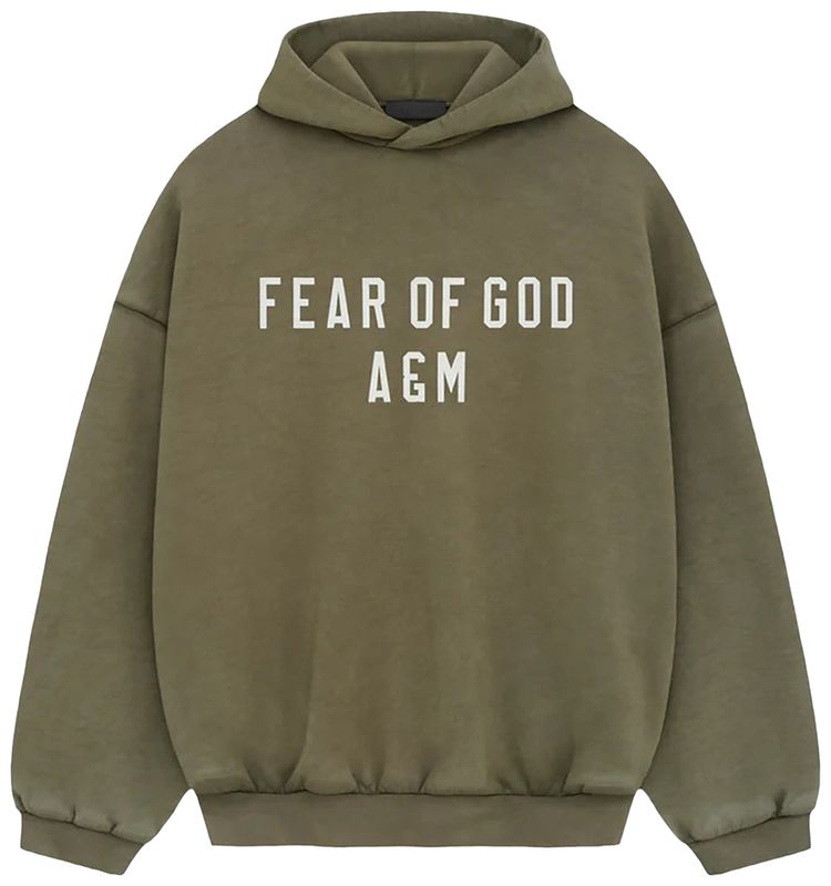 

Толстовка из плотного флиса Fear of God Essentials в стиле «Military», зеленый