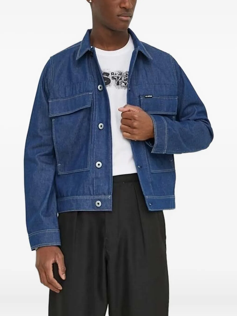 

Джинсовая куртка G-Star RAW, синий