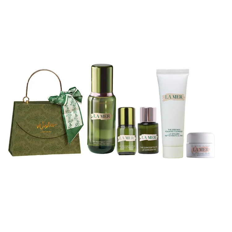 LA MER Набор сывороток Mori Style Box Essence для увлажнения и питания кожи, New Version Essence 150ml+15ml+Concentrated Serum 5ml+Classic 7ml+Cleanser 30ml