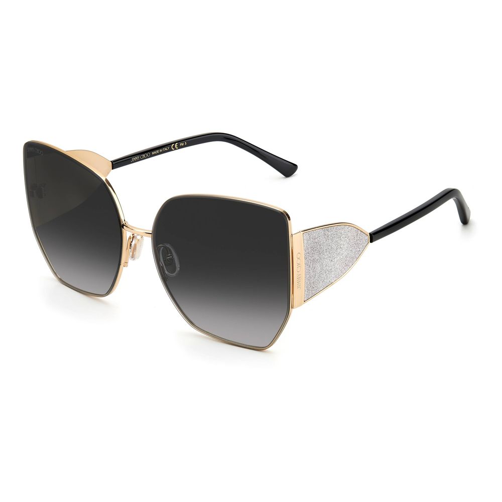 

Солнцезащитные очки из золотистого металла Jimmy Choo Eyewear