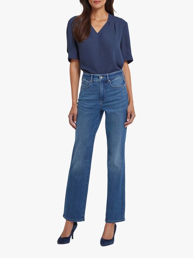 

Высокие джинсы Marilyn с прямыми штанинами NYDJ, Lake Notre-dame