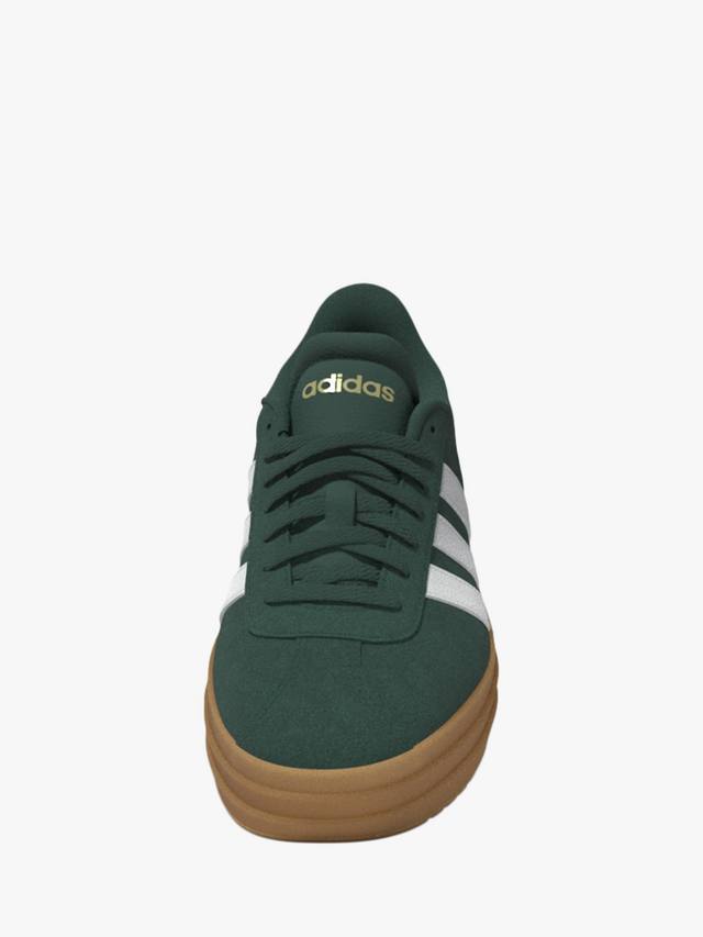 Кроссовки VL Court Bold adidas, Green/White — фото 3