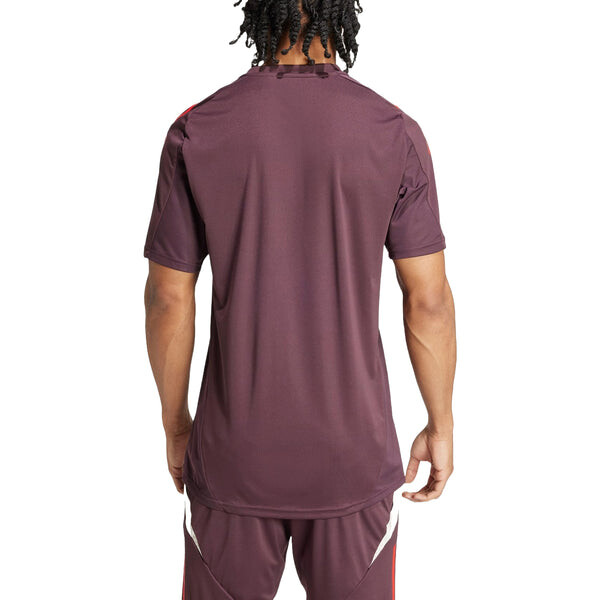 Футболка fc bayern tiro 24 training football jersey asia sizing Adidas, бордовый — фото 2