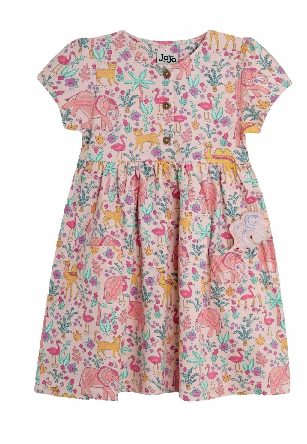 

Повседневное платье REGULAR FIT JoJo Maman Bébé, фуксия