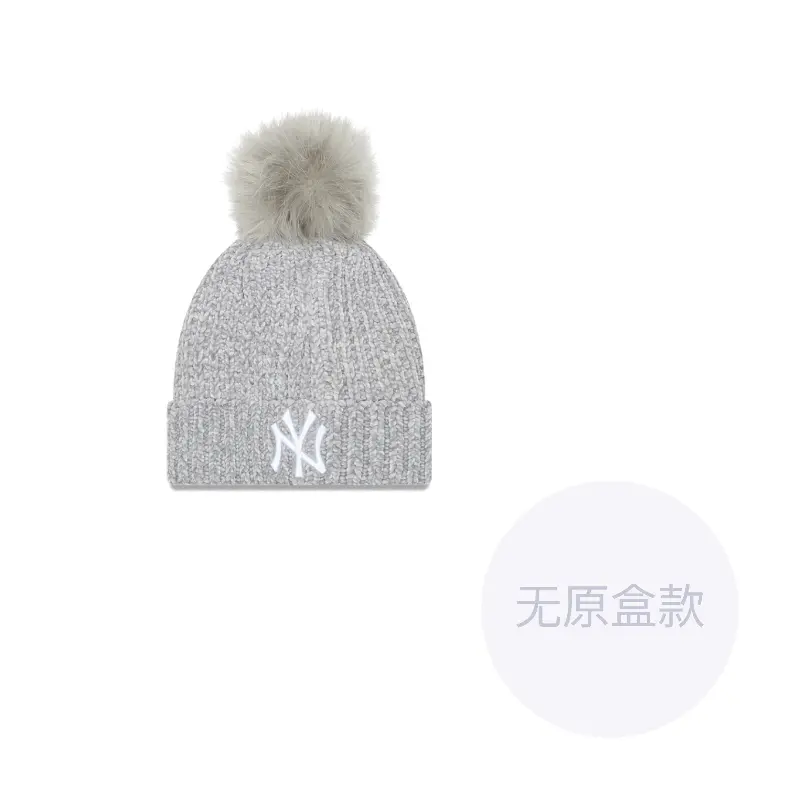 

New Era Серая унисекс шапка из полиэстера, Gray