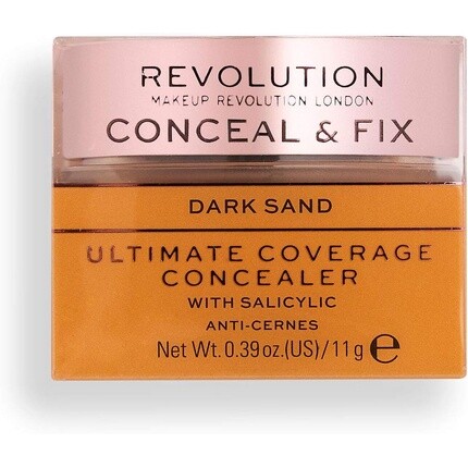 

Консилер Revolution Conceal And Fix Ultimate Coverage Dark Sand, Makeup Revolution
