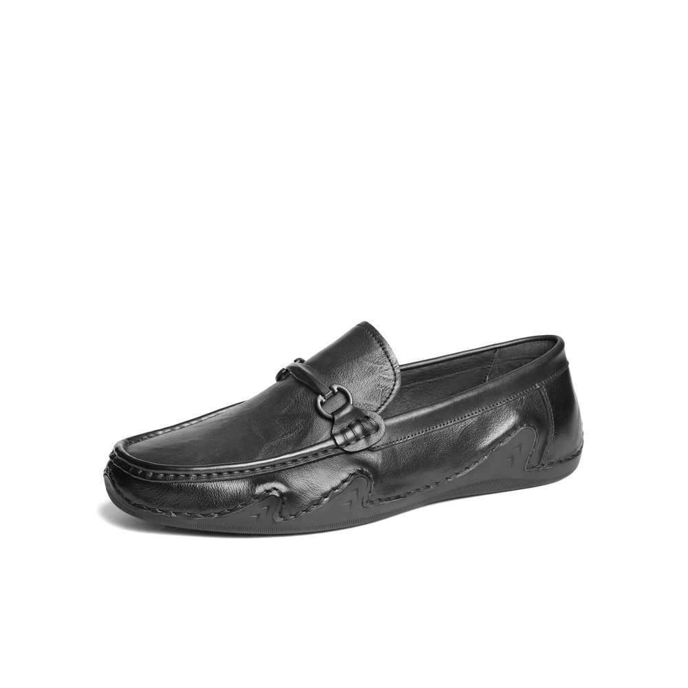 BELLE Мужские повседневные туфли мужские низкие черно-коричневые черные, цвет Black — фото 2