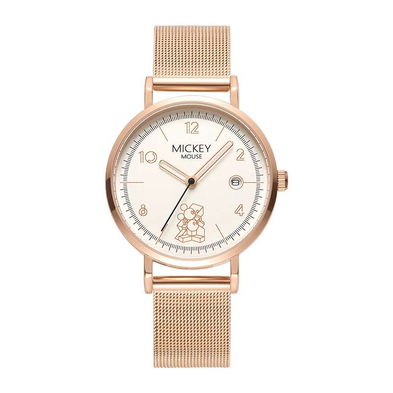 

Disney Часы Mickey Series Quartz Movement Alloy Strap Watch Women's Watch White Dial