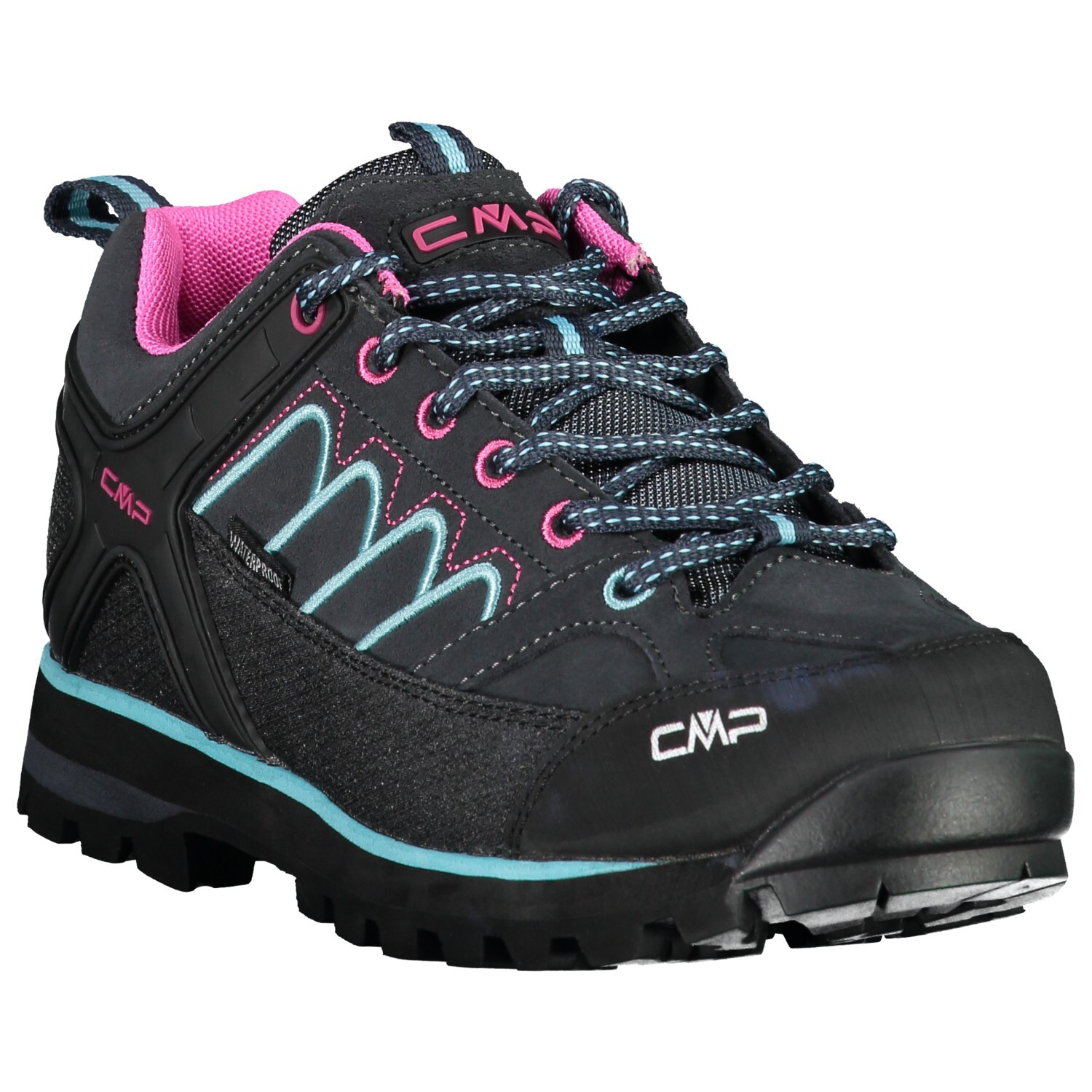 Мультиспортивная обувь Cmp Women's Moon Low Trekking Shoe Waterproof, цвет Antracite/Acqua — фото 2