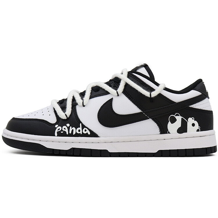 

Кроссовки Nike Dunk Skateboarding Shoes Unisex Low-top Black/white, черный/белый