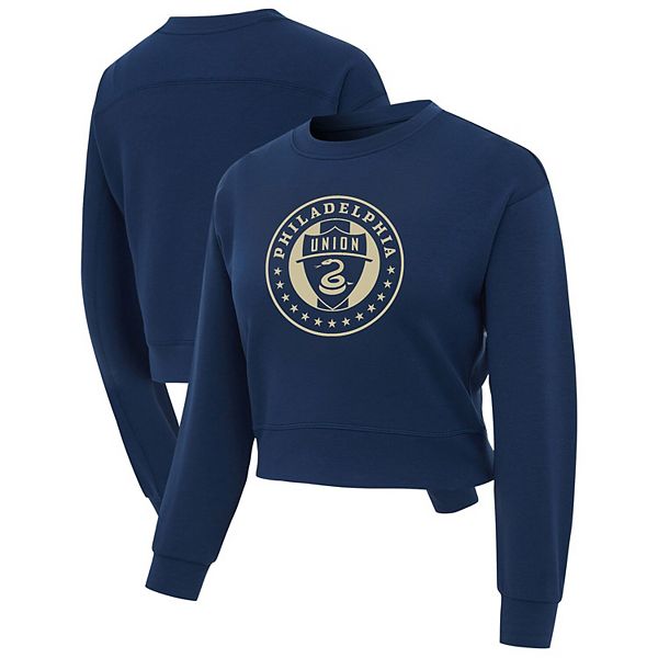 

Женский дарби-топ с длинным рукавом philadelphia union navy Unbranded