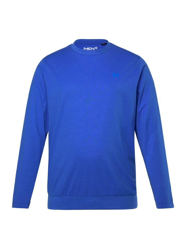 

Футболка с короткими рукавами кобальтово-синего цвета Men Plus, Синий, Футболка с короткими рукавами кобальтово-синего цвета Men Plus