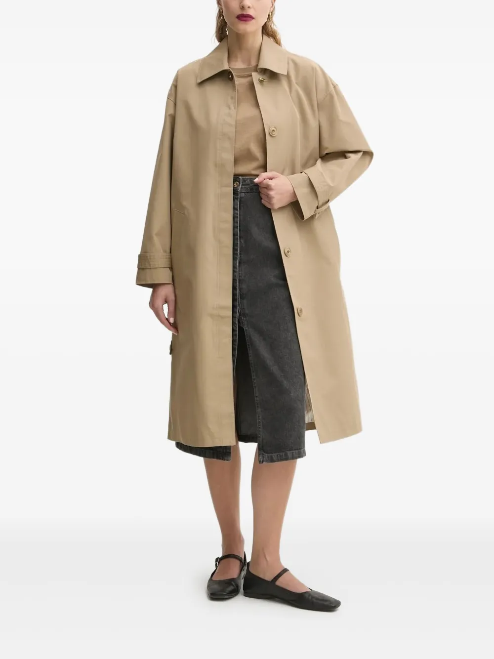 

Тренч Trenchliss с поясом Sessùn, нейтральный