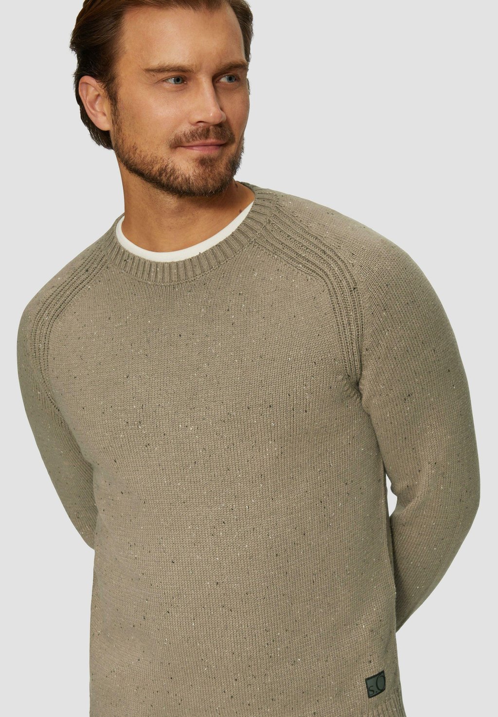 

Джемпер CREW NECK s.Oliver, бежевый