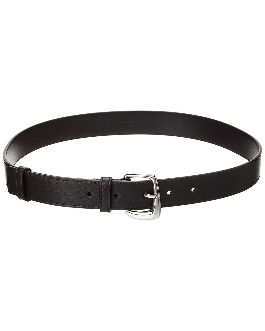 

Кожаный ремень Jacquemus La Ceinture Ovalo, черный