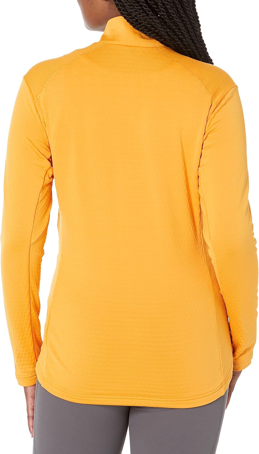 Женская флисовая куртка Adidas Terrex Multi Light на молнии с карманами, желтый — фото 2