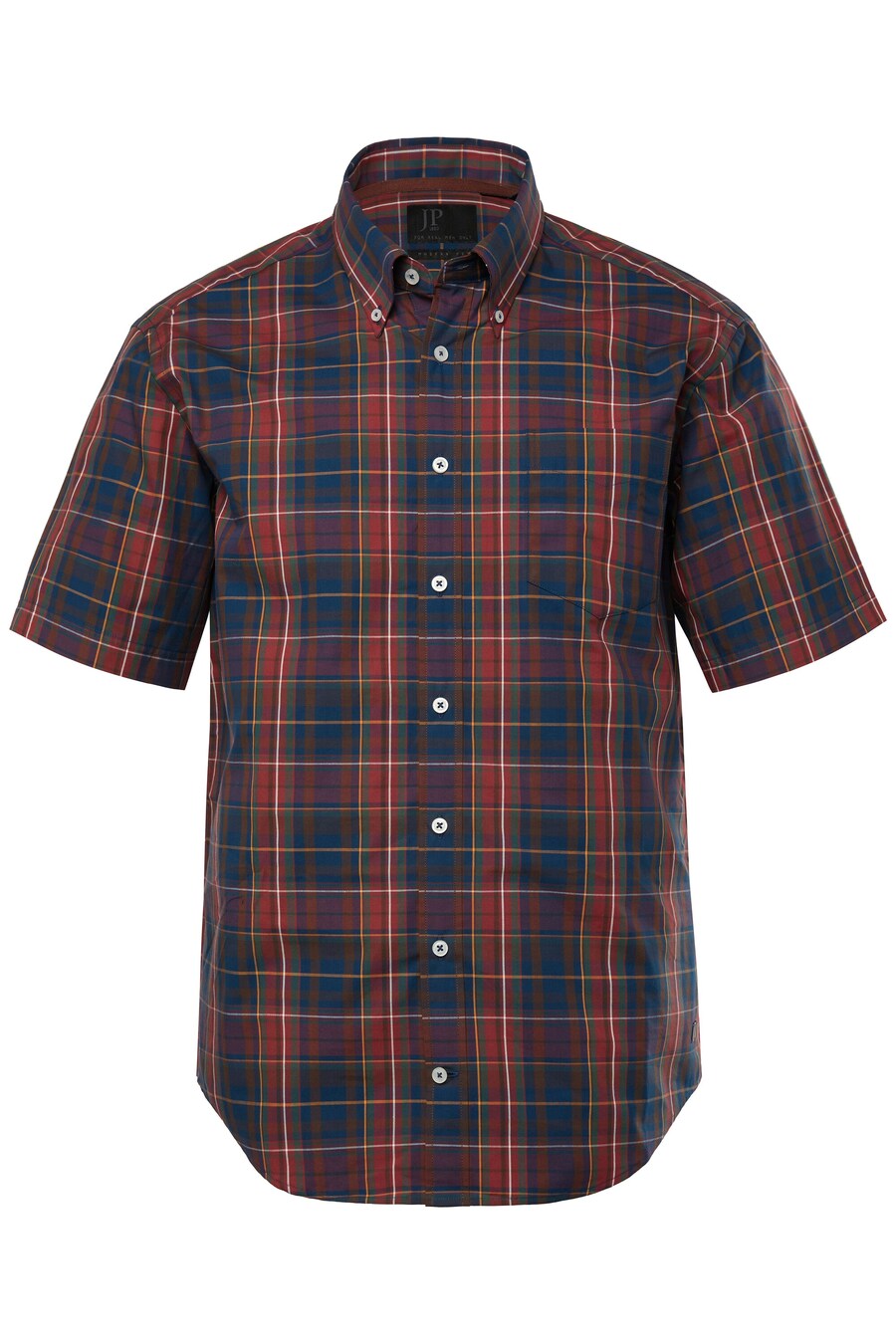 

Рубашка на пуговицах классического кроя JP1880, Light brown