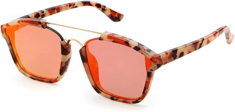 

Солнцезащитные очки с защитой UV400 | Зеркальные линзы, плоская верхняя часть, цветные линзы | Для женщин и мужчин, для занятий спортом на открытом воздухе и вождения DSVIGF, 05