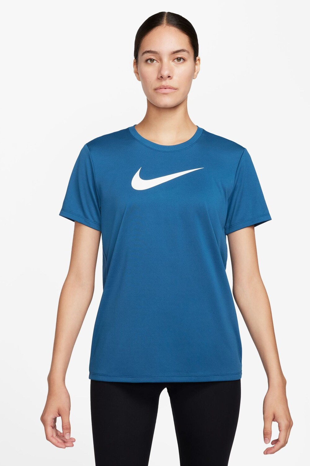 

Футболка с короткими рукавами и графическим логотипом Dri fit Nike, синий