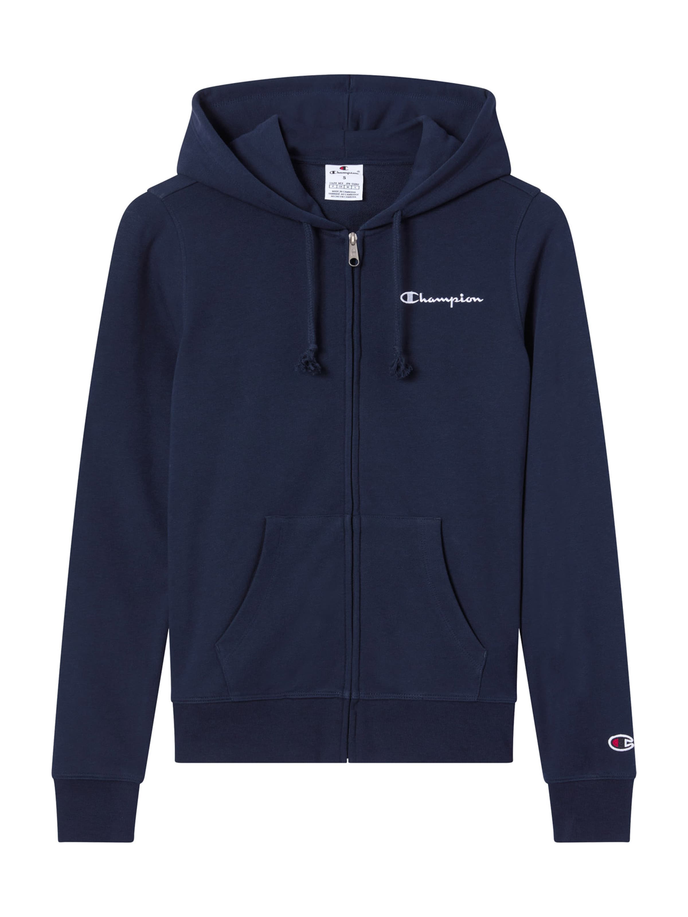 

Champion Authentic Athletic Apparel Толстовка с молнией в цвете Navy, Синий, Champion Authentic Athletic Apparel Толстовка с молнией в цвете Navy