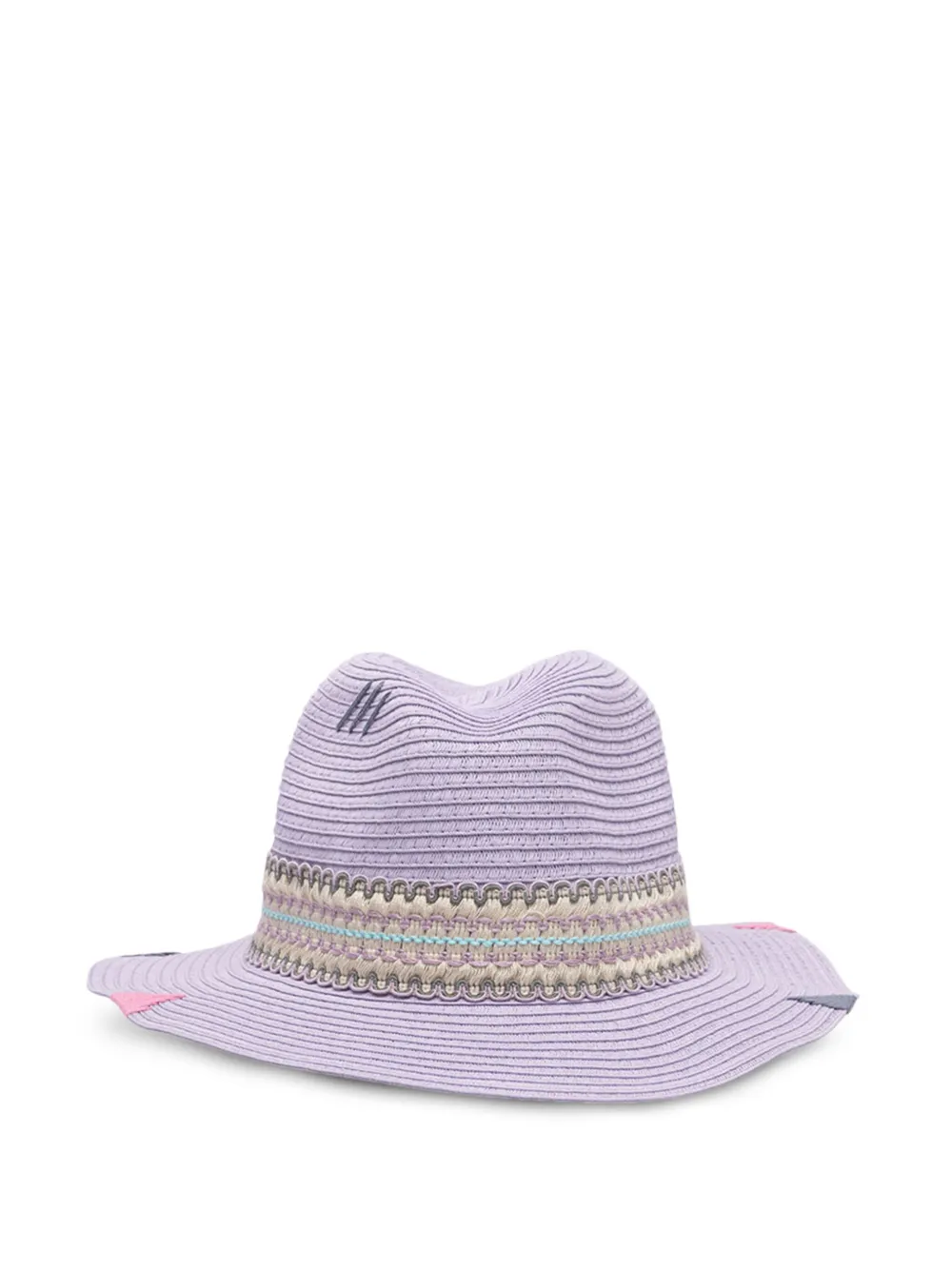 

Шляпа Happy с вышивкой THE HAT GANG, фиолетовый