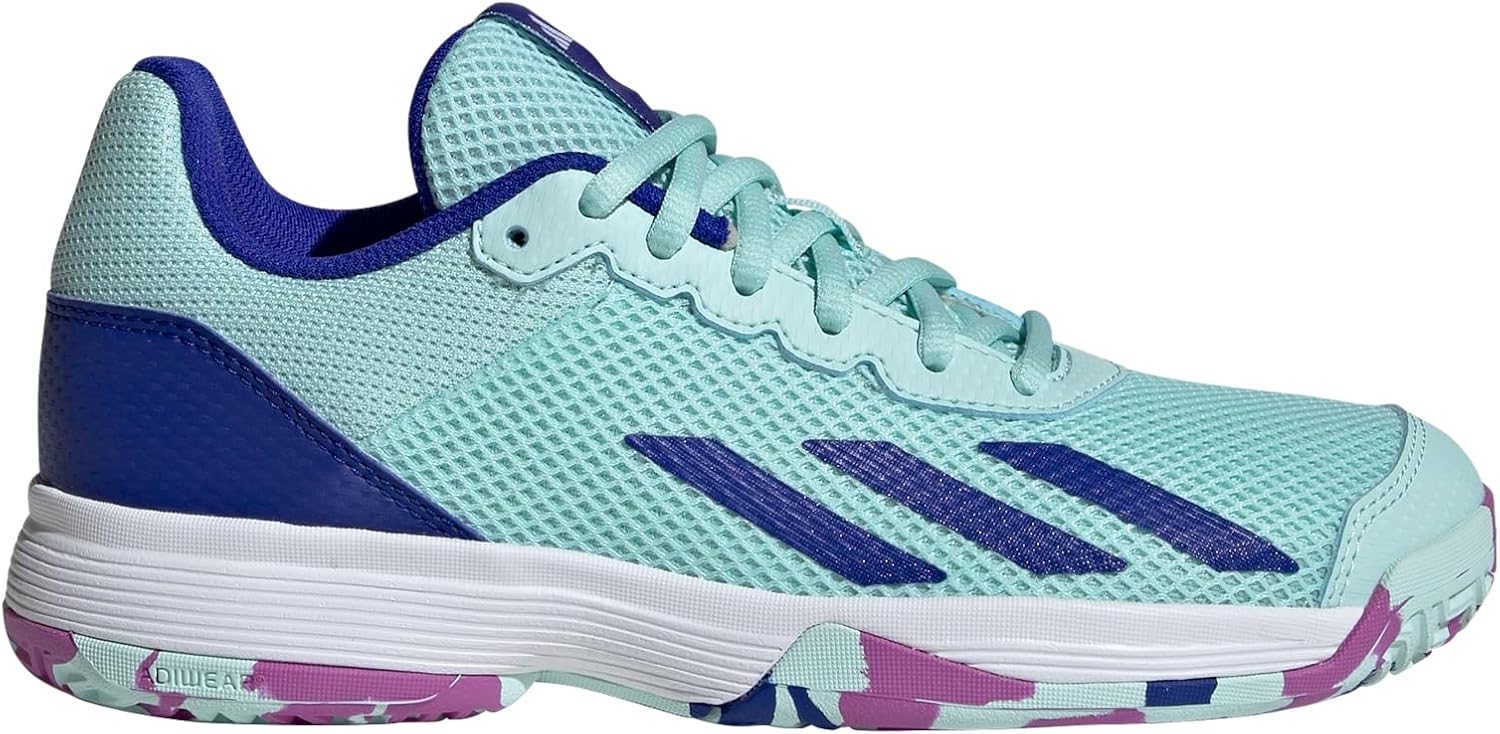 Мужские теннисные кроссовки Adidas Court Flash, синий/фиолетовый — фото 2