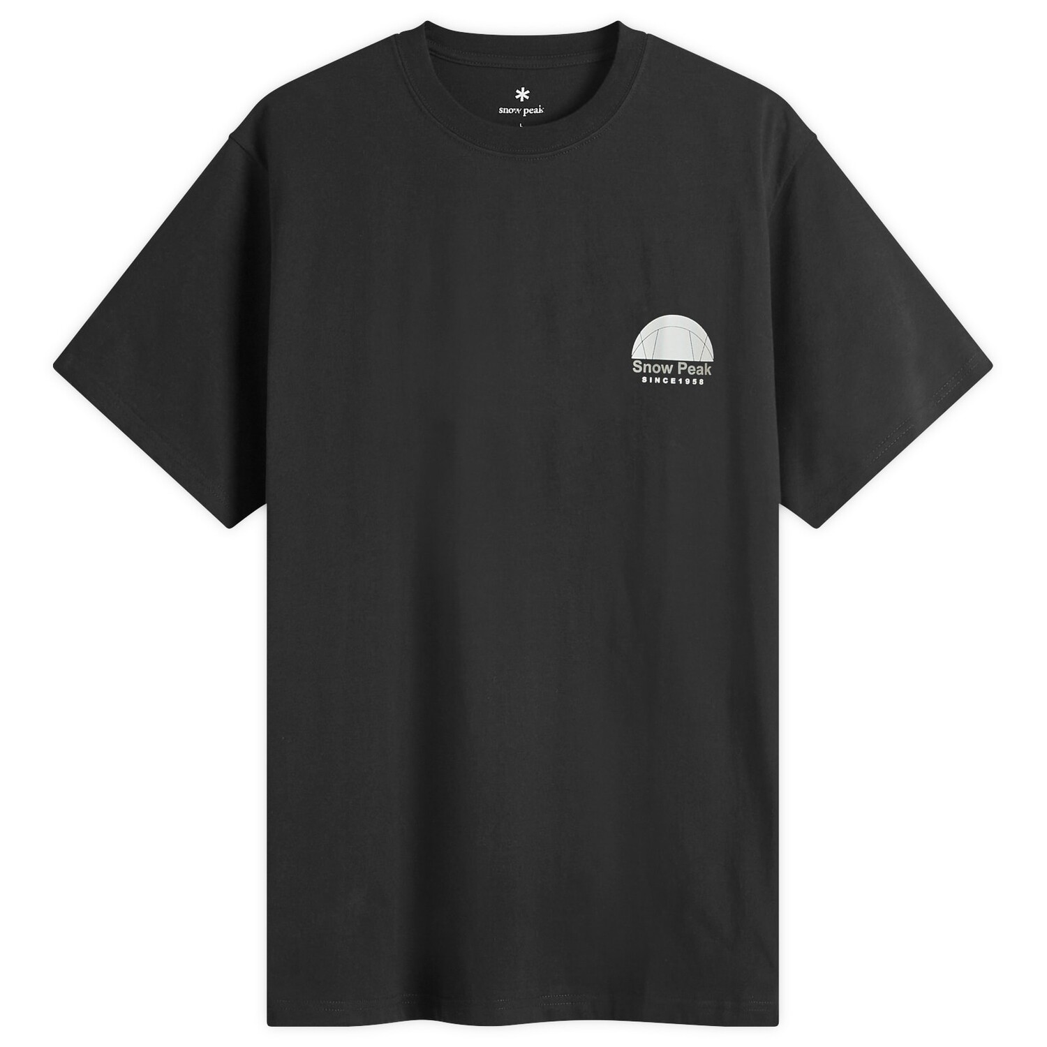 

Футболка Snow Peak Alpha Breeze Typography T-Shirt, черный