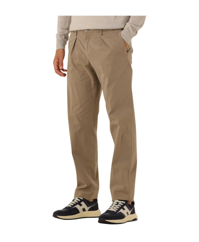 

Мужские брюки-чиносы цвета таупе Profuomo, бежевый