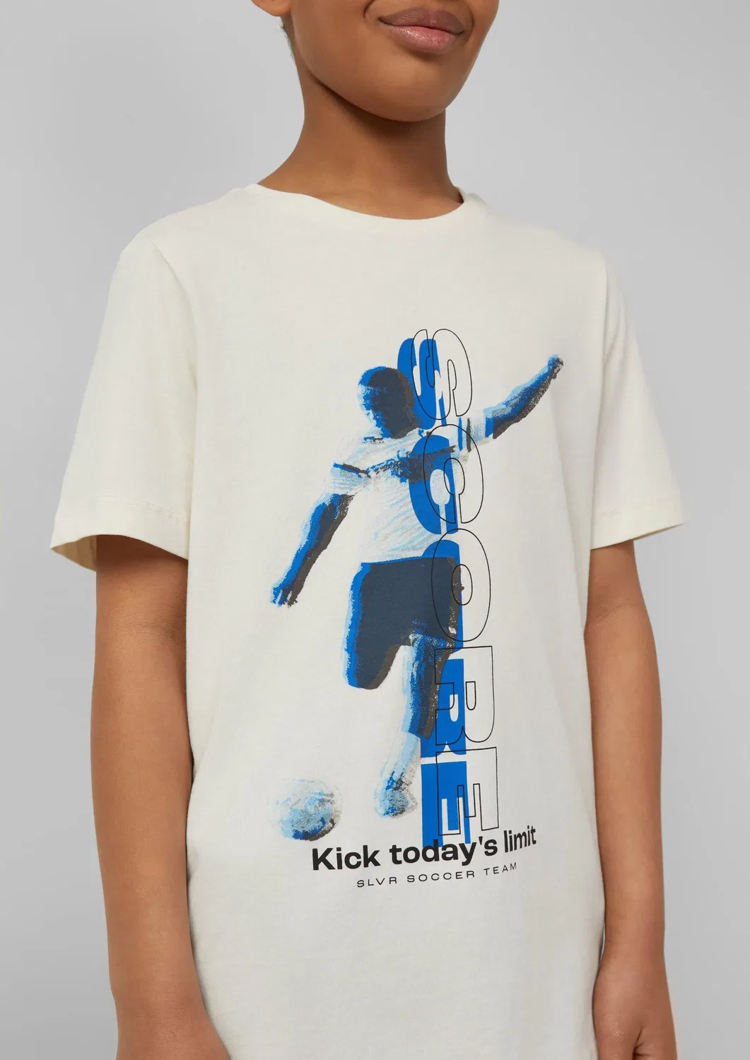 T-Shirt с принтом s.Oliver, кремовый — фото 4
