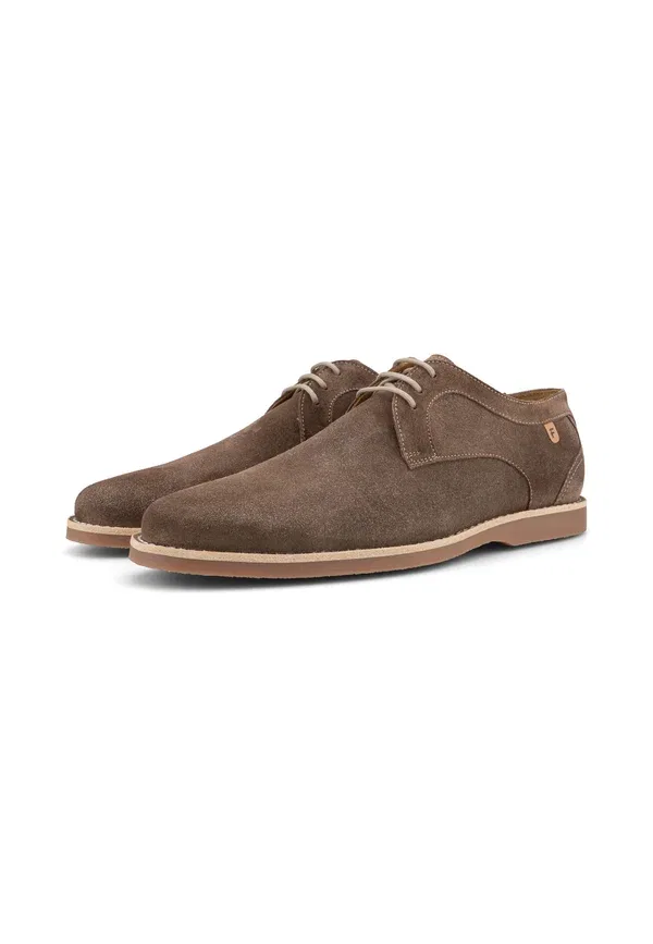 Туфли на шнуровке de stitser 04 casual lace ups Floris Van Bommel, цвет тауп — фото 2