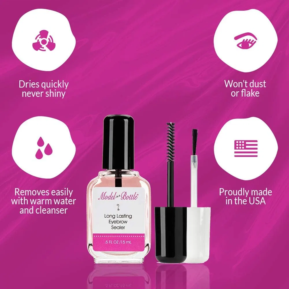 Фиксатор для бровей Long Lasting Eyebrow Sealer Model In A Bottle — фото 3
